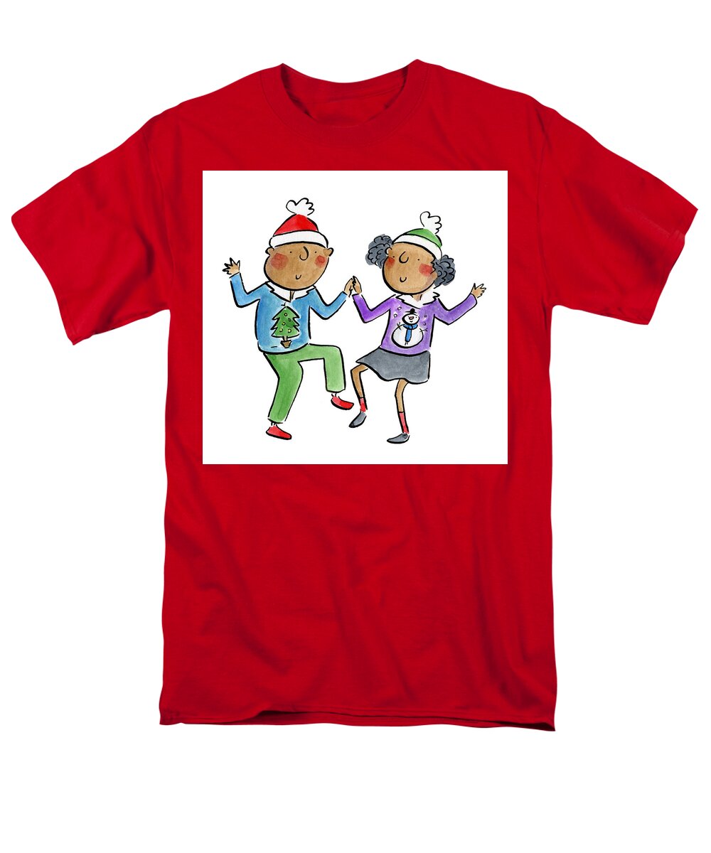 Christmas dancing - Men's T-Shirt  (Regular Fit)