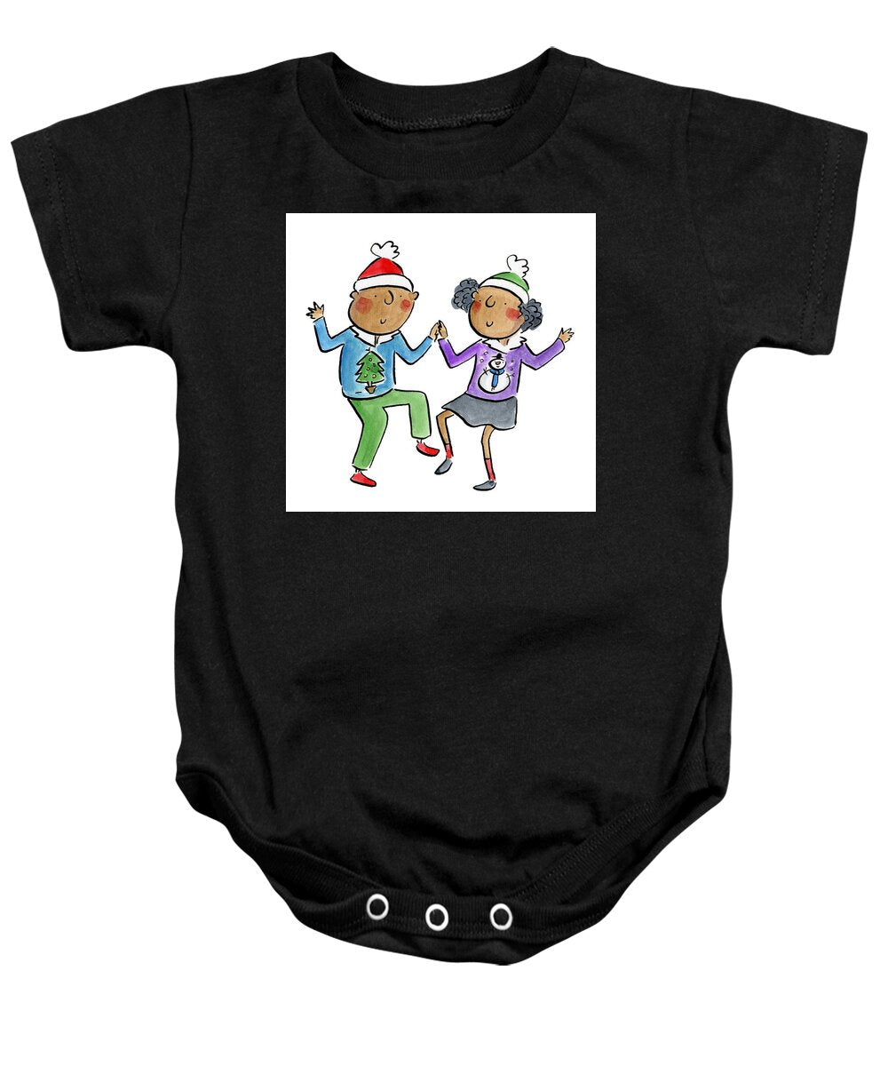 Christmas dancing - Baby Onesie