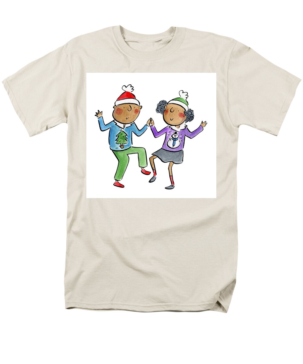 Christmas dancing - Men's T-Shirt  (Regular Fit)