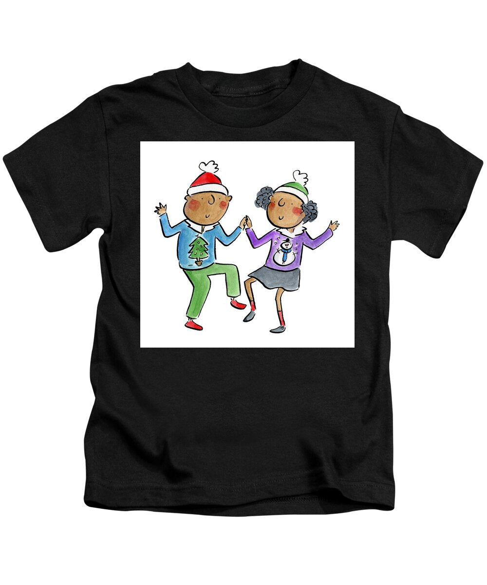 Christmas dancing - Kids T-Shirt