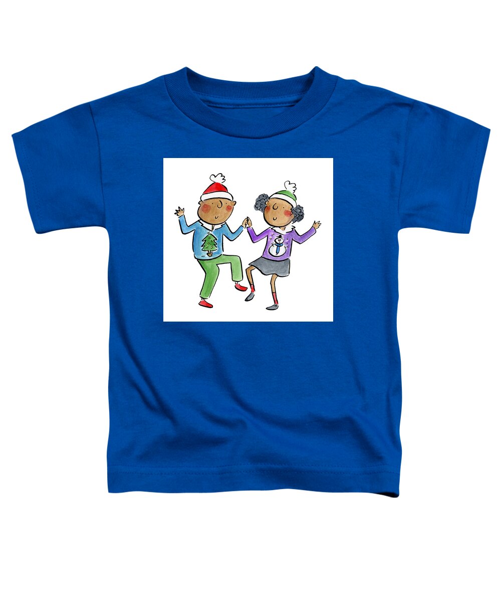 Christmas dancing - Toddler T-Shirt