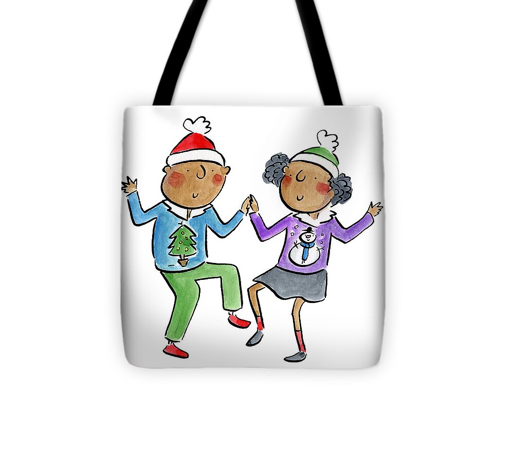 Christmas dancing - Tote Bag