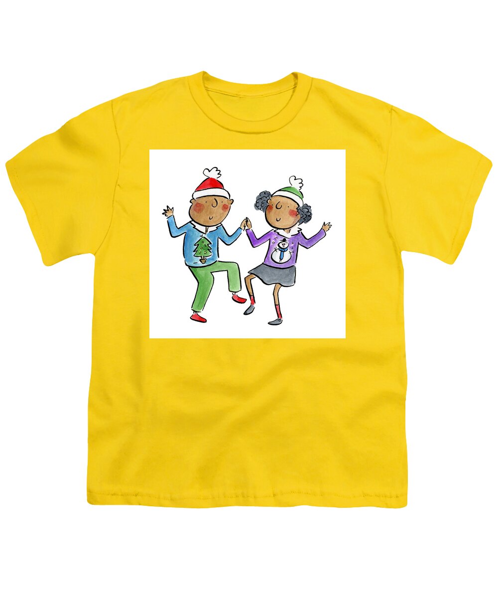 Christmas dancing - Youth T-Shirt