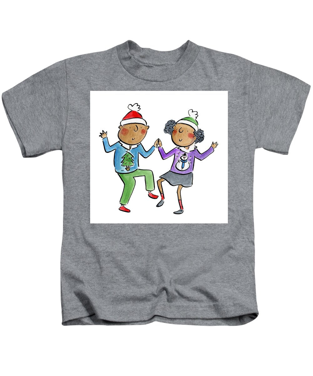 Christmas dancing - Kids T-Shirt