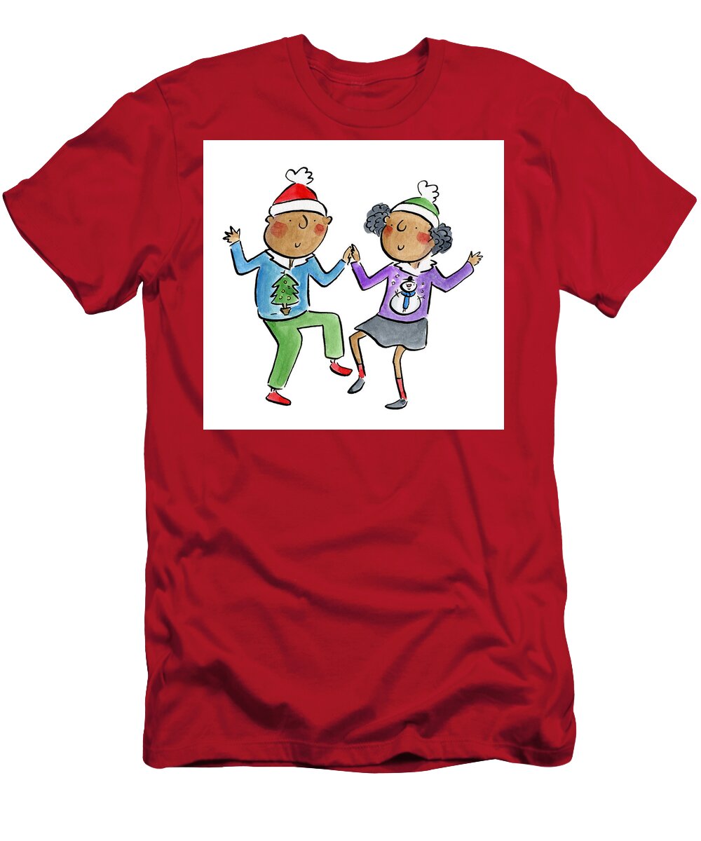 Christmas dancing - T-Shirt