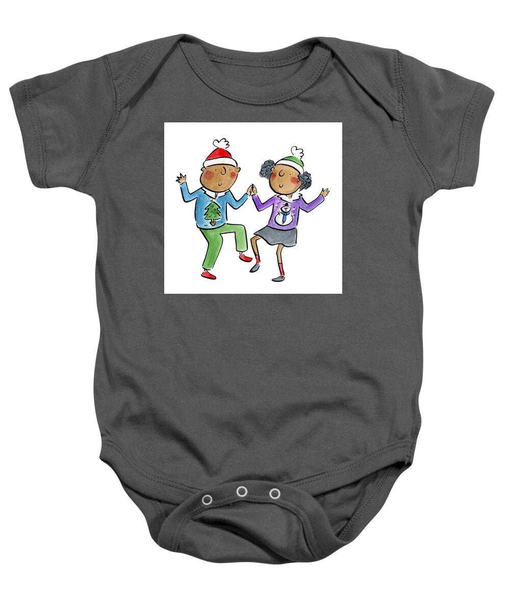 Christmas dancing - Baby Onesie