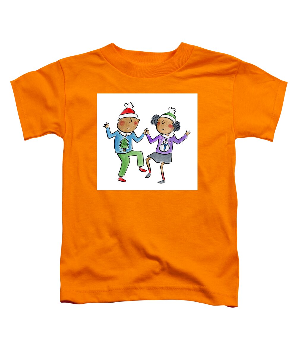 Christmas dancing - Toddler T-Shirt