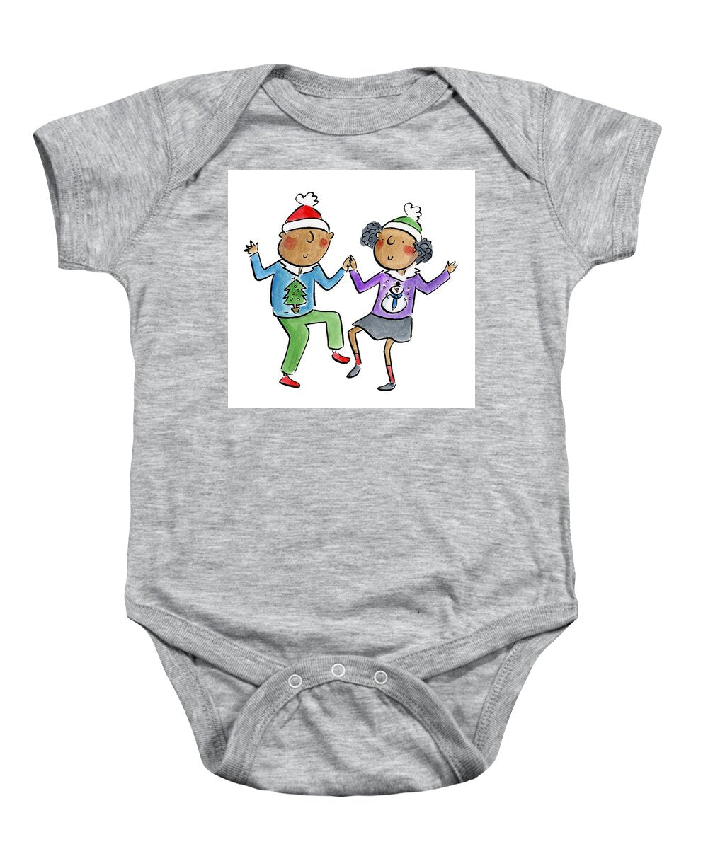 Christmas dancing - Baby Onesie