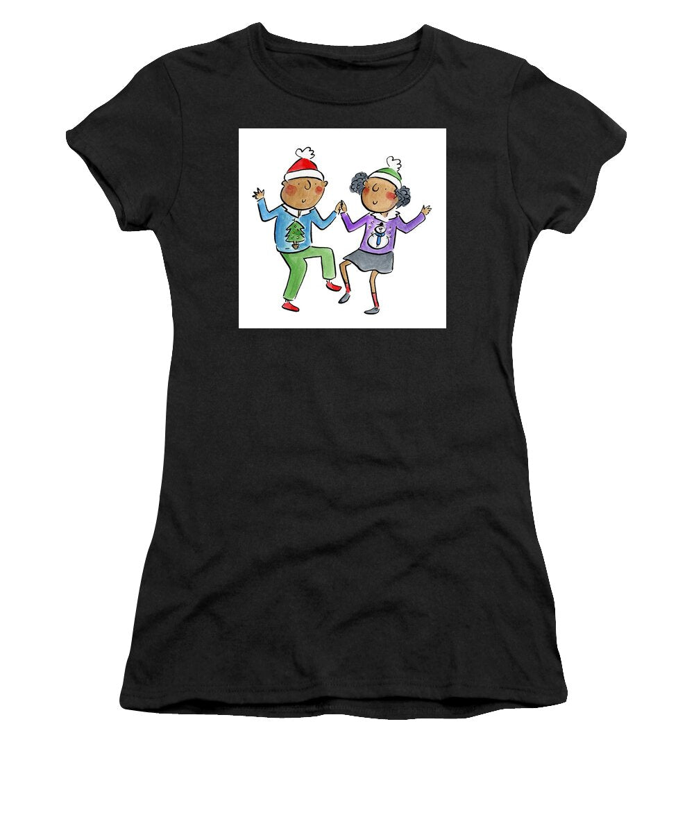 Christmas dancing - Women's T-Shirt