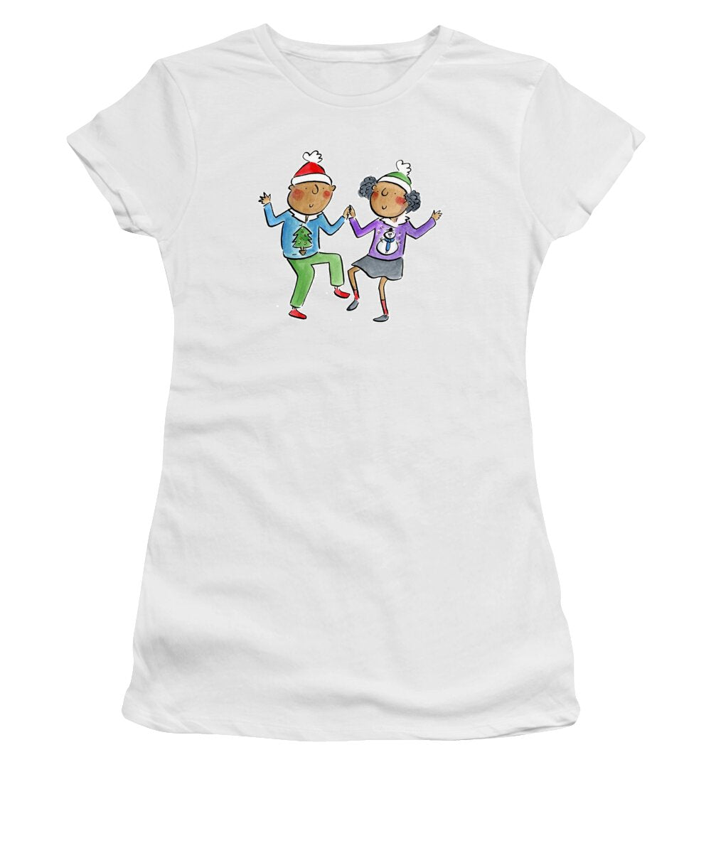 Christmas dancing - Women's T-Shirt