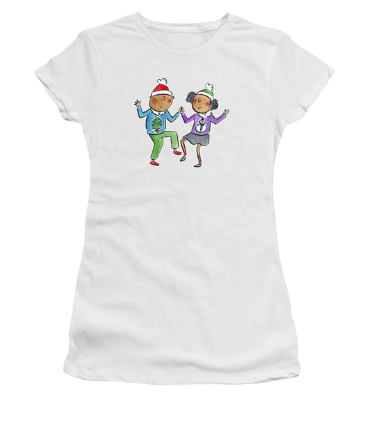 Christmas dancing - Women's T-Shirt