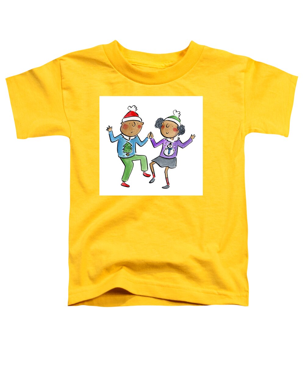 Christmas dancing - Toddler T-Shirt