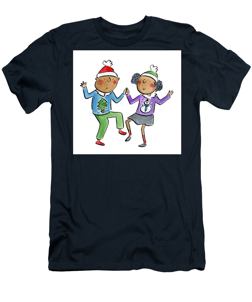 Christmas dancing - T-Shirt