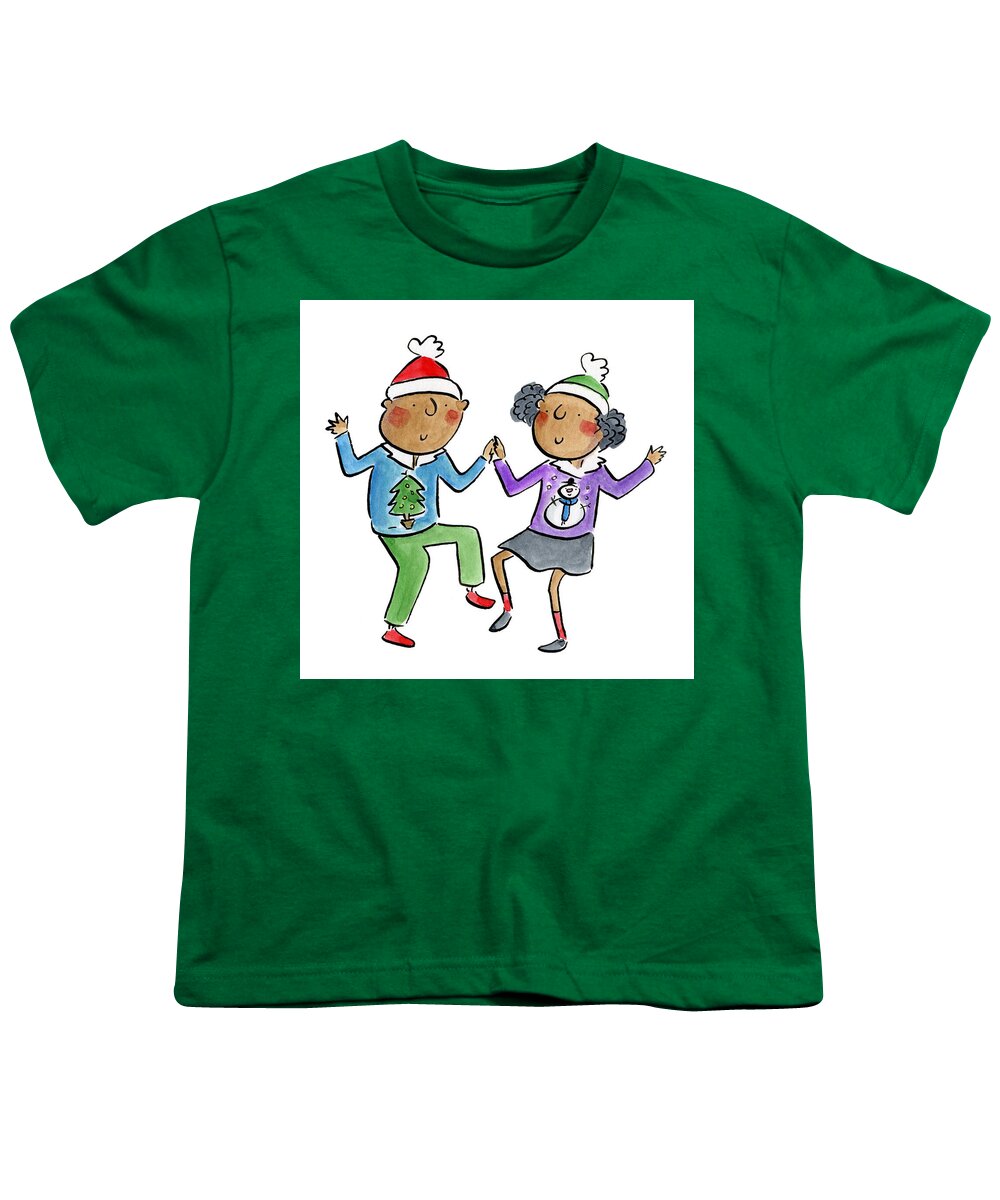 Christmas dancing - Youth T-Shirt