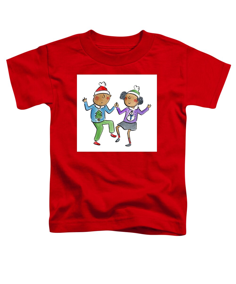 Christmas dancing - Toddler T-Shirt