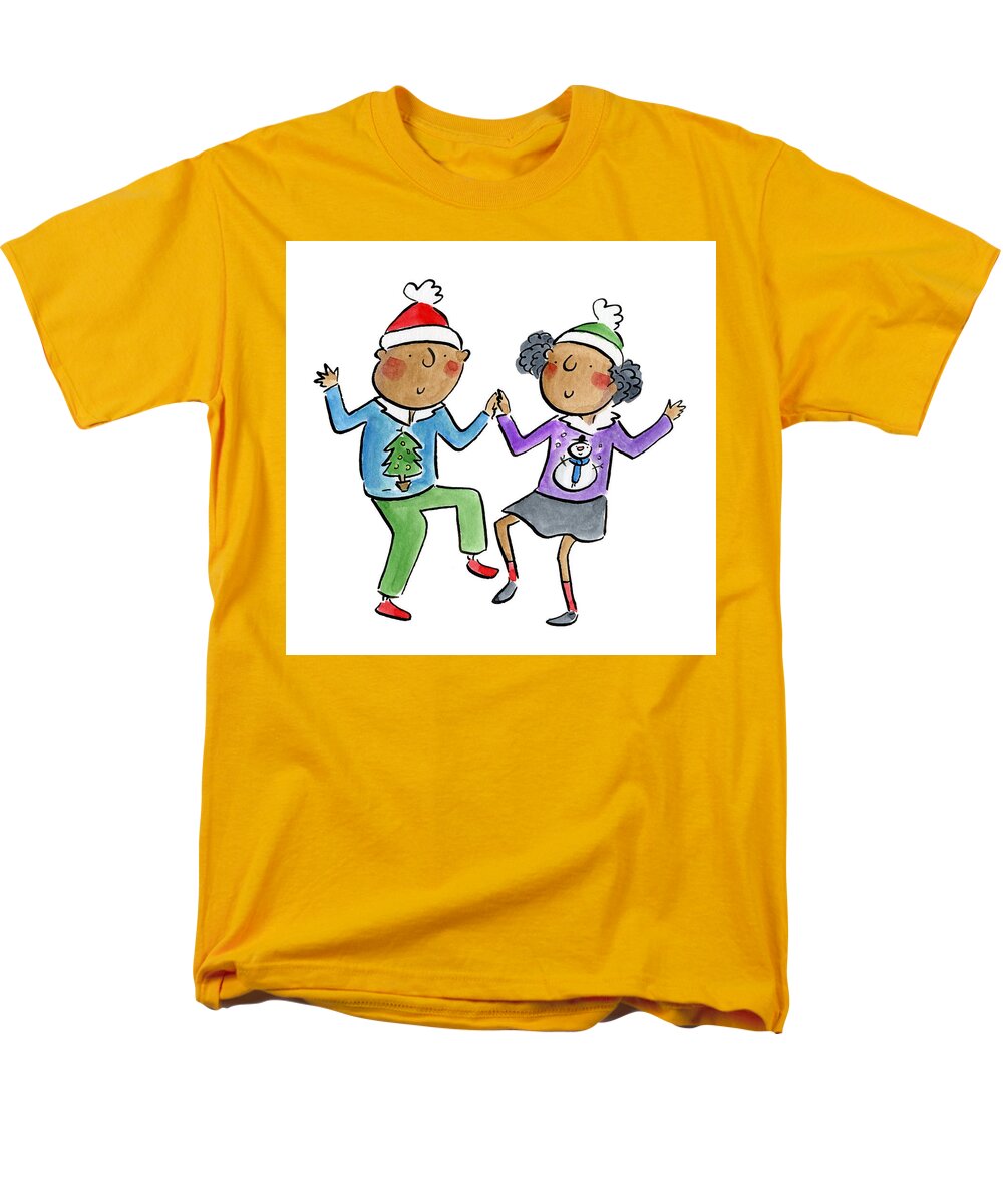 Christmas dancing - Men's T-Shirt  (Regular Fit)