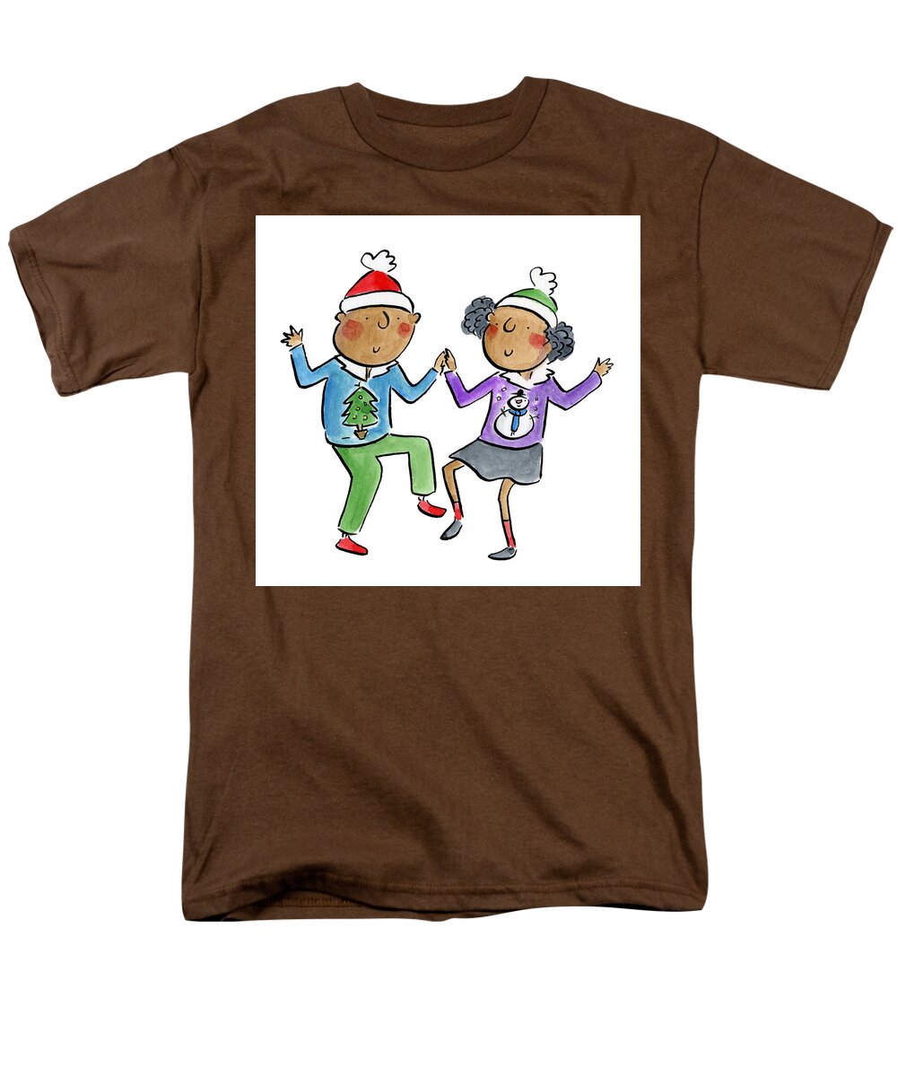 Christmas dancing - Men's T-Shirt  (Regular Fit)