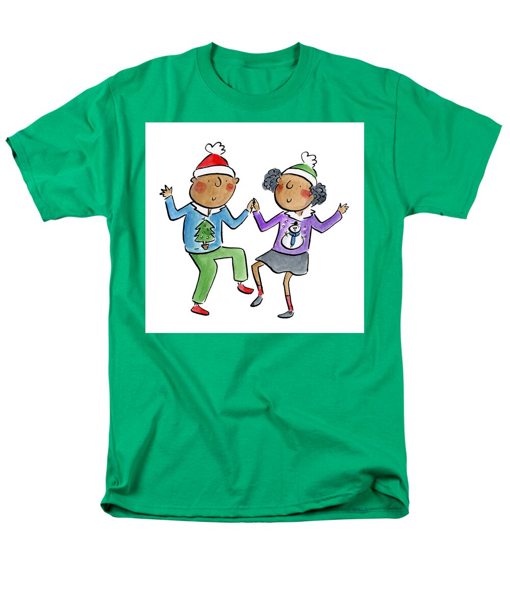 Christmas dancing - Men's T-Shirt  (Regular Fit)