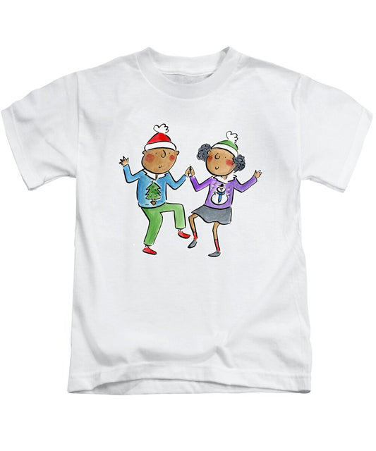 Christmas dancing - Kids T-Shirt