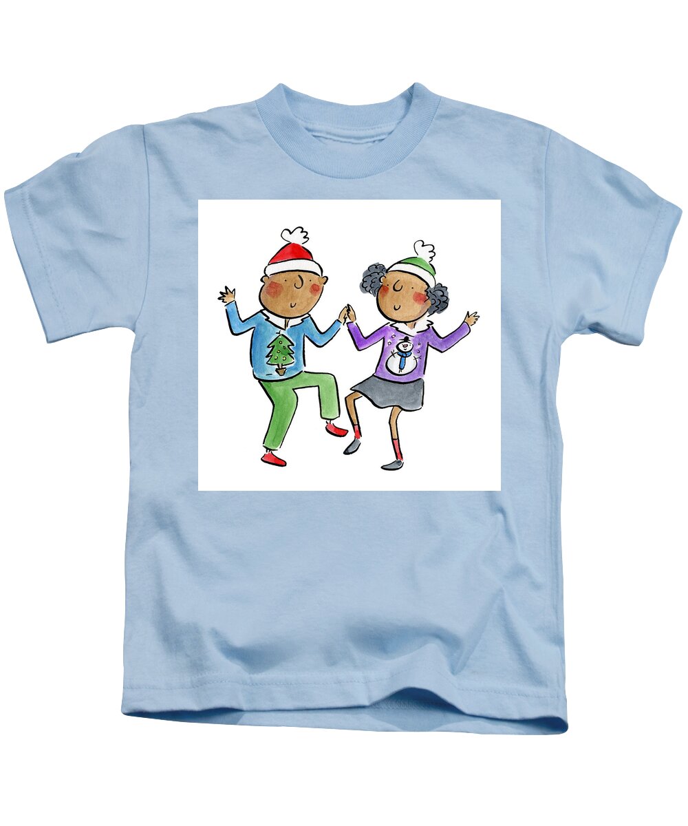 Christmas dancing - Kids T-Shirt