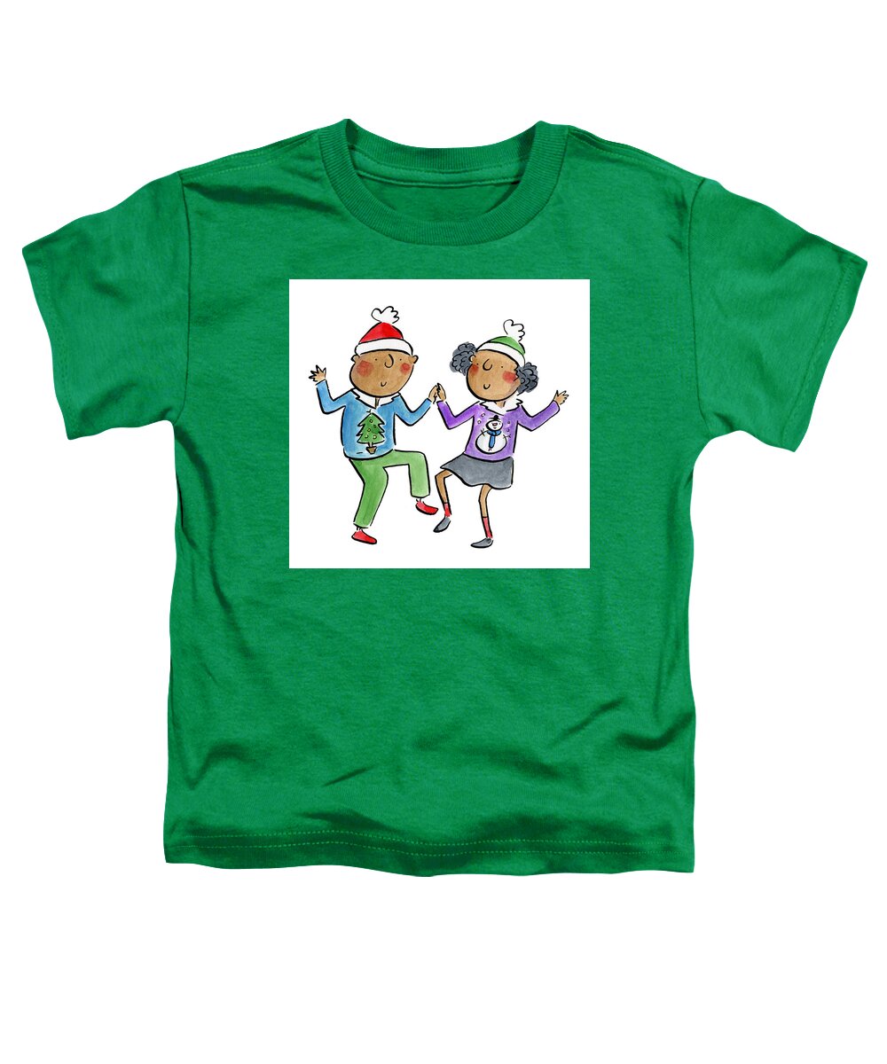 Christmas dancing - Toddler T-Shirt