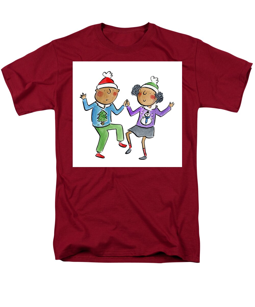 Christmas dancing - Men's T-Shirt  (Regular Fit)