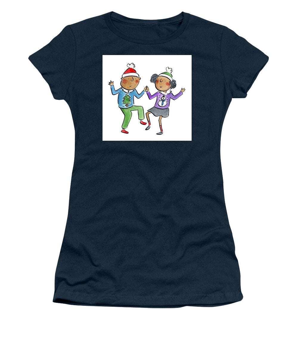 Christmas dancing - Women's T-Shirt