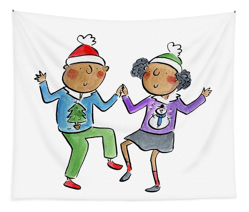 Christmas dancing - Tapestry