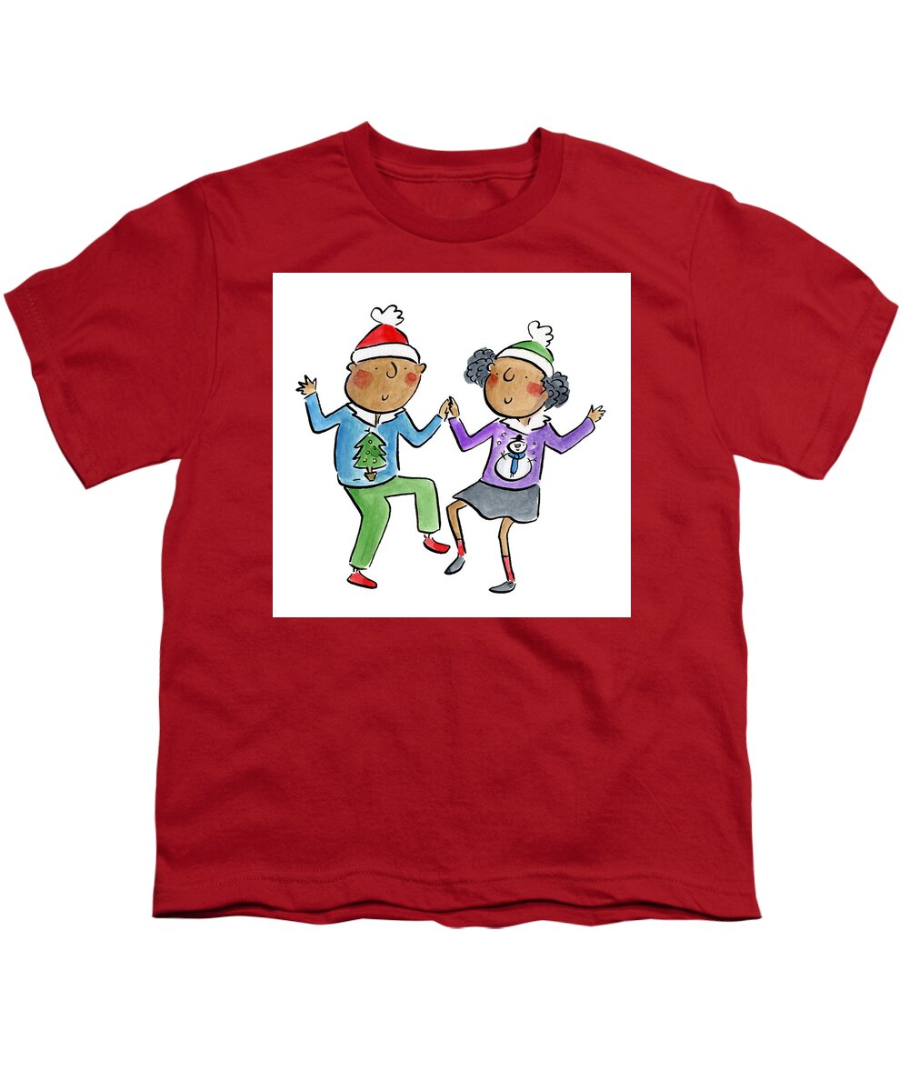 Christmas dancing - Youth T-Shirt