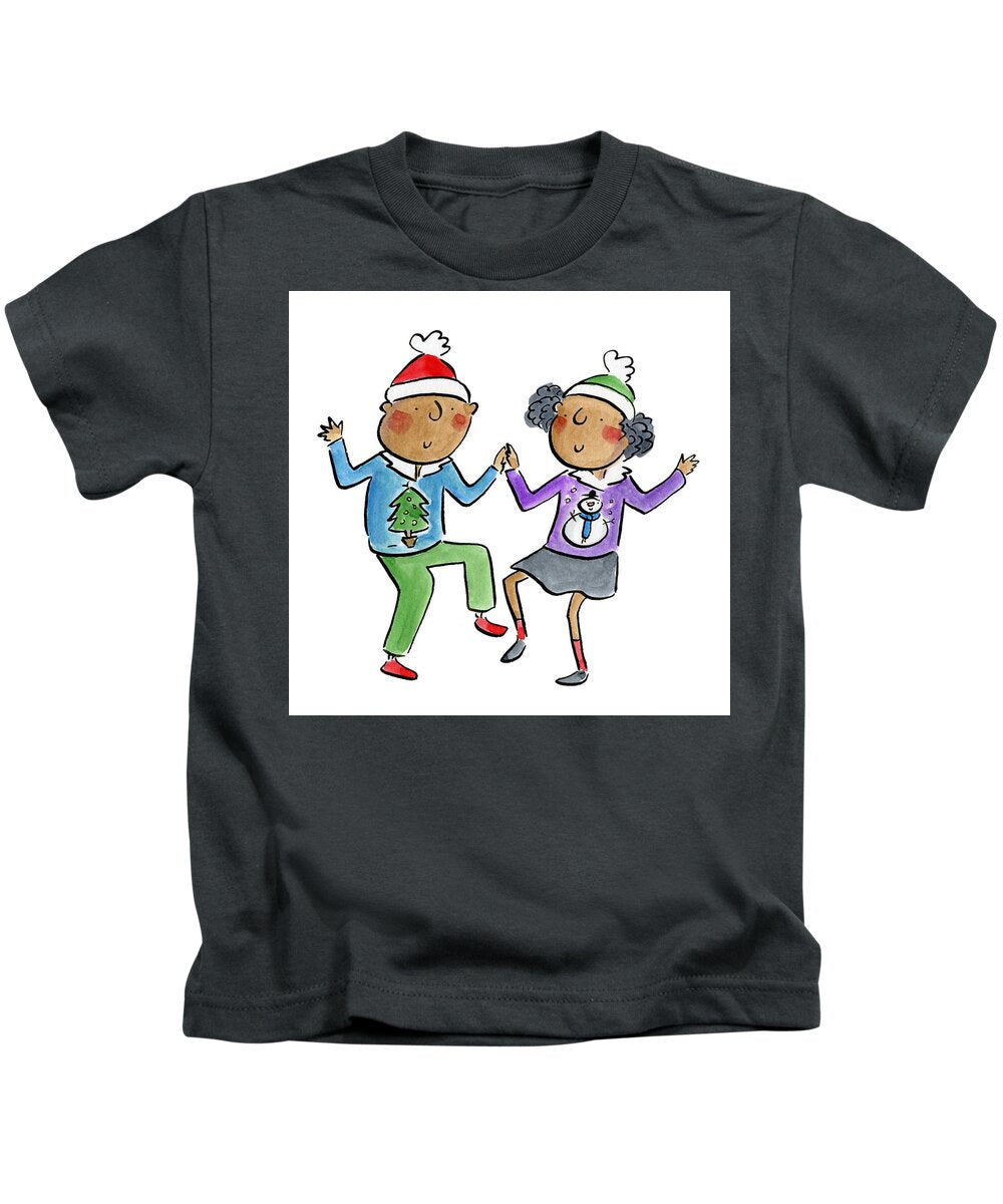 Christmas dancing - Kids T-Shirt