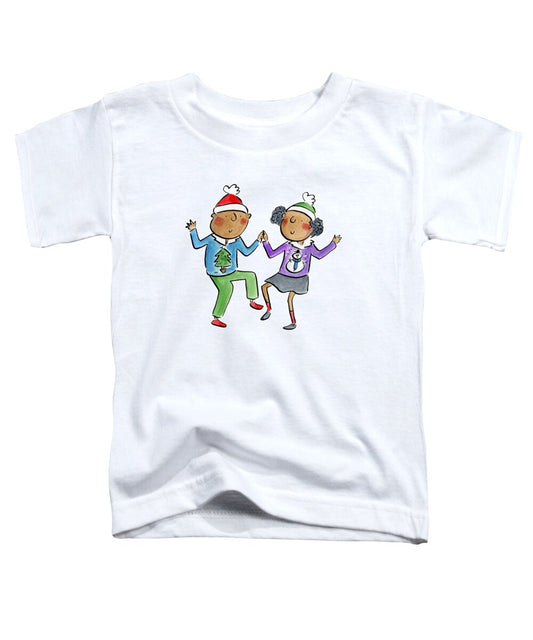 Christmas dancing - Toddler T-Shirt
