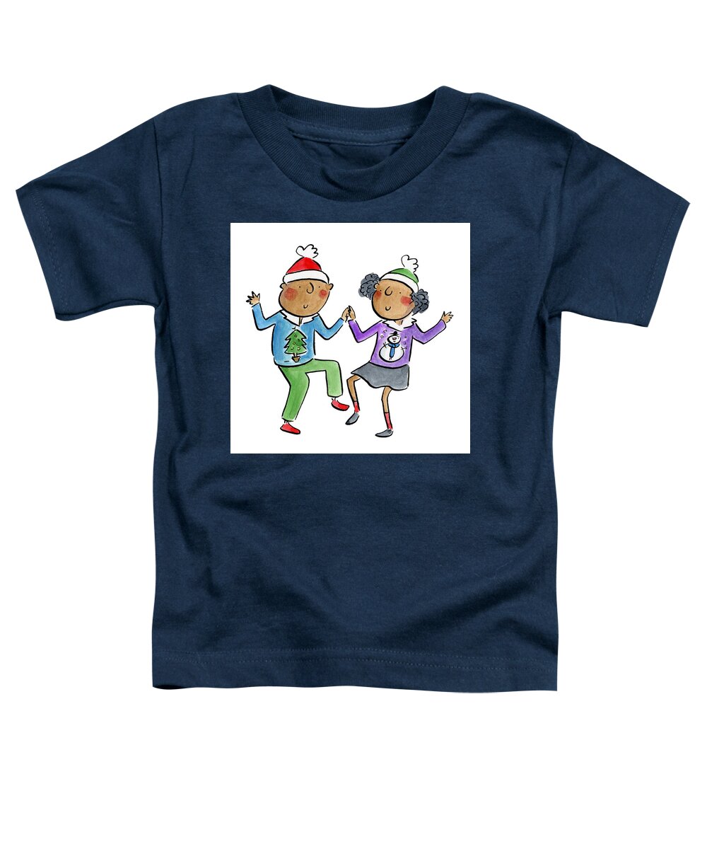 Christmas dancing - Toddler T-Shirt