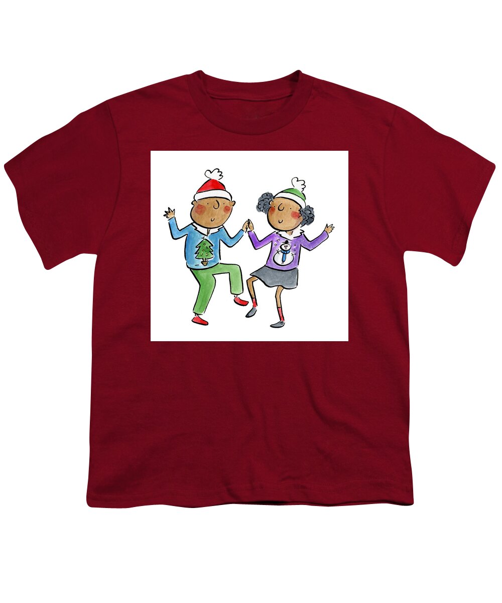 Christmas dancing - Youth T-Shirt