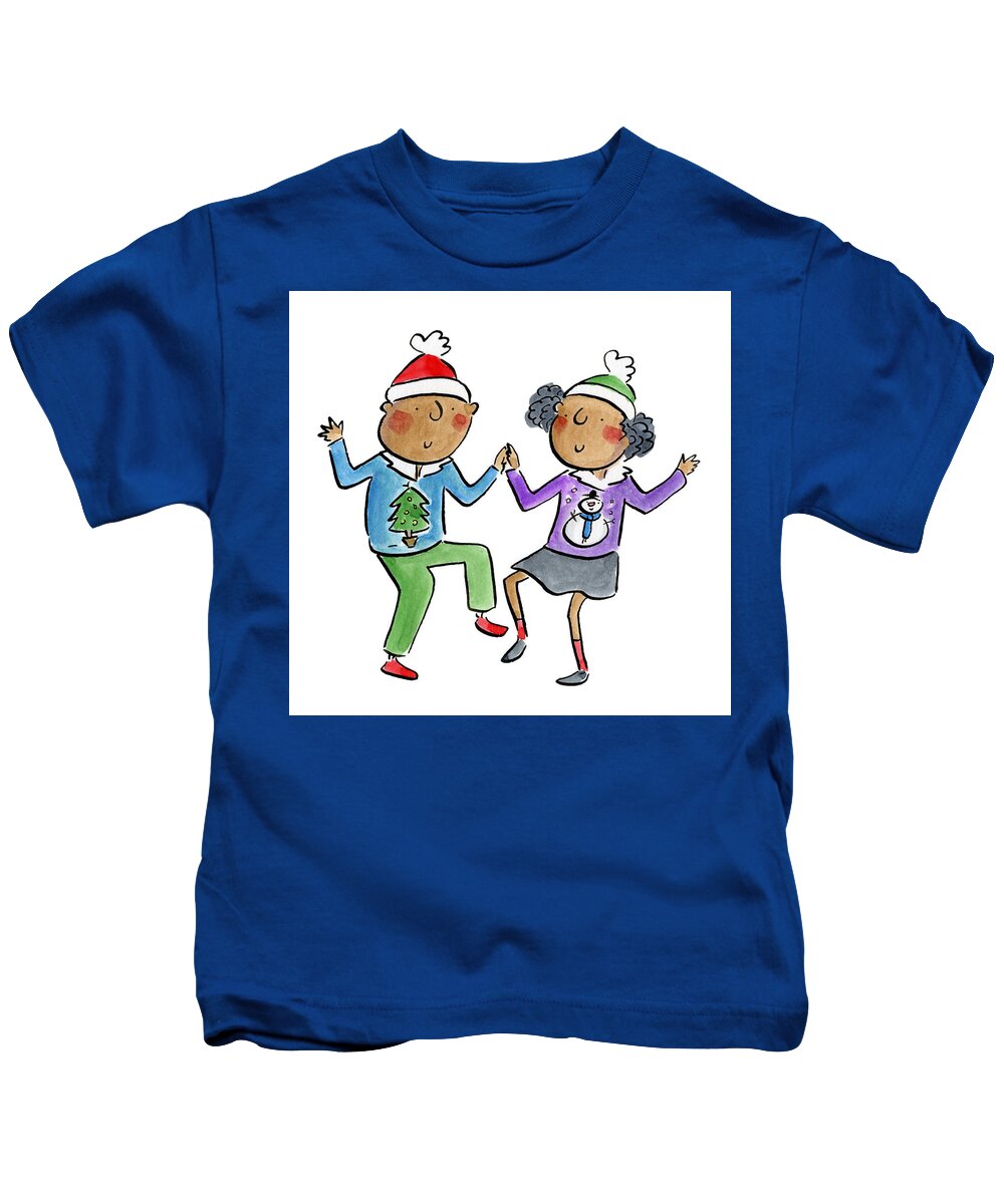 Christmas dancing - Kids T-Shirt