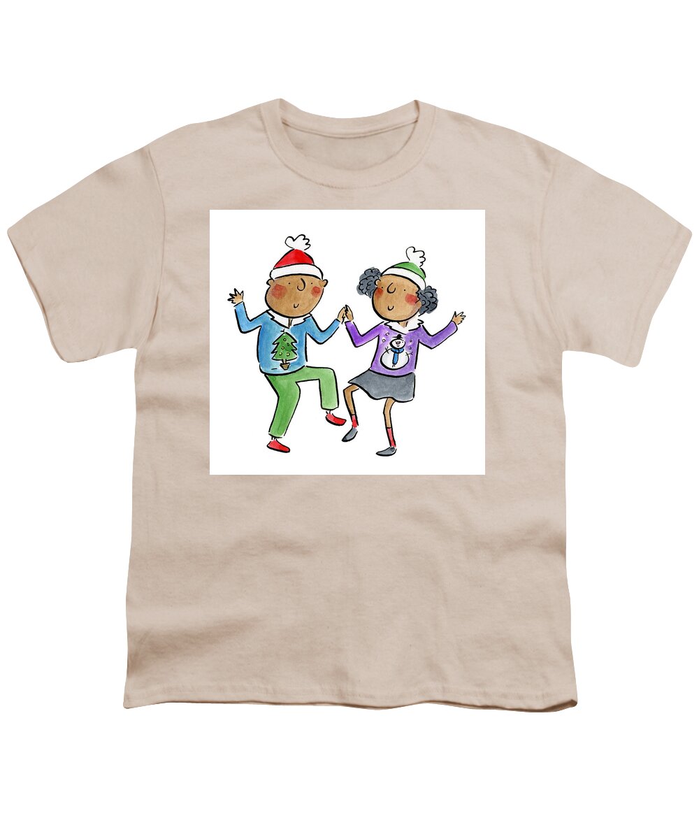 Christmas dancing - Youth T-Shirt