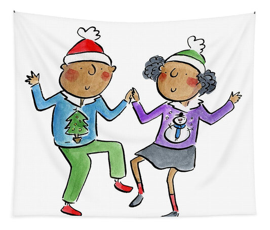 Christmas dancing - Tapestry