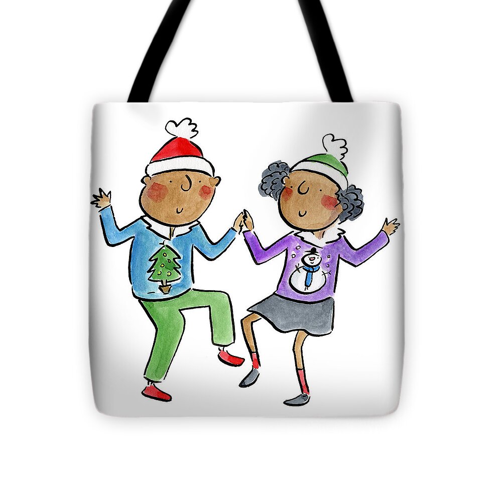 Christmas dancing - Tote Bag