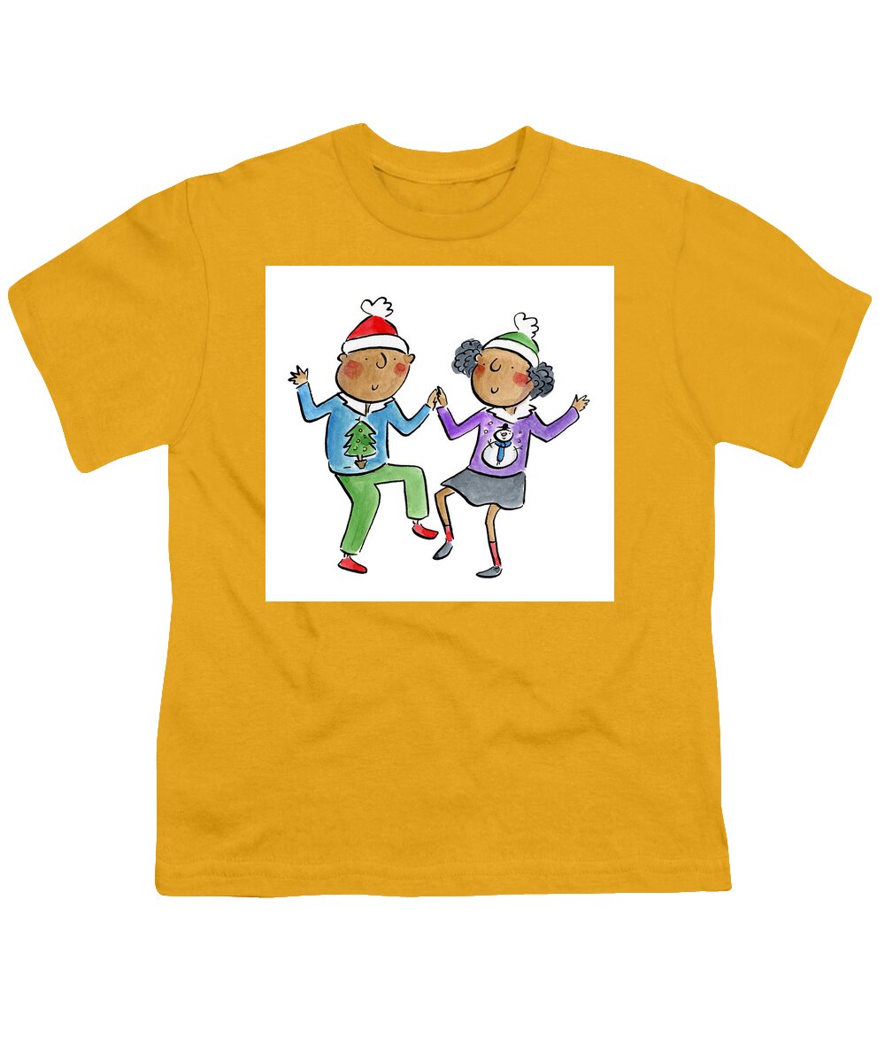Christmas dancing - Youth T-Shirt