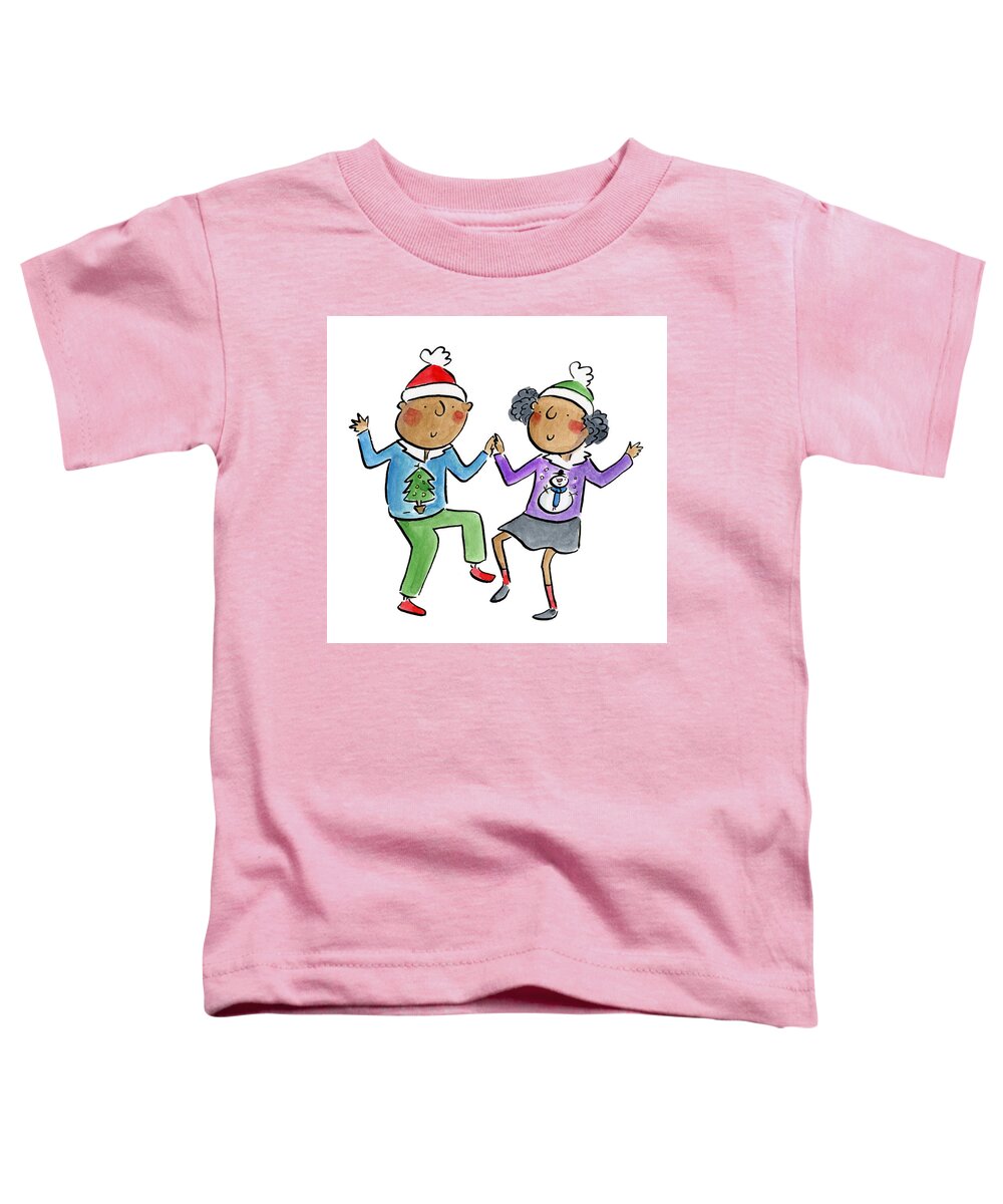 Christmas dancing - Toddler T-Shirt