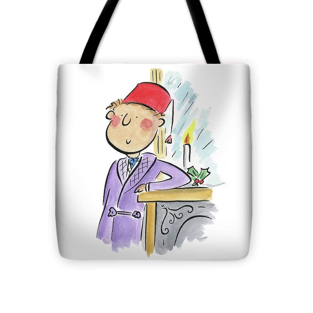 Christmas Fireplace - Tote Bag