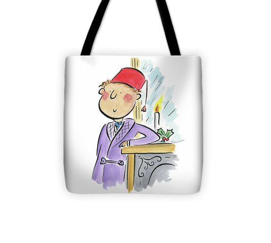 Christmas Fireplace - Tote Bag