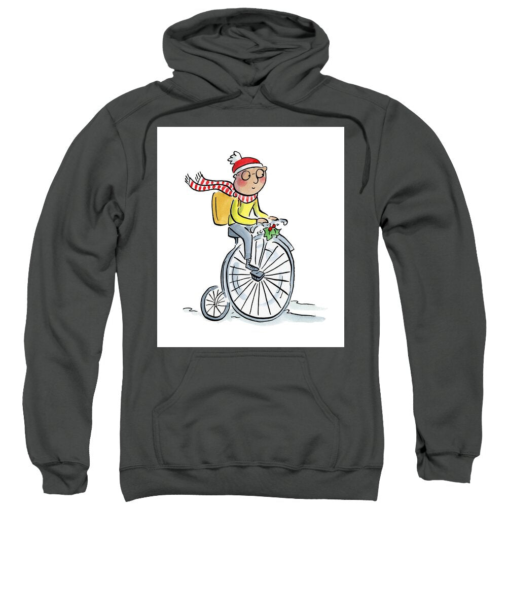 Christmas Penny Farthing - Sweatshirt
