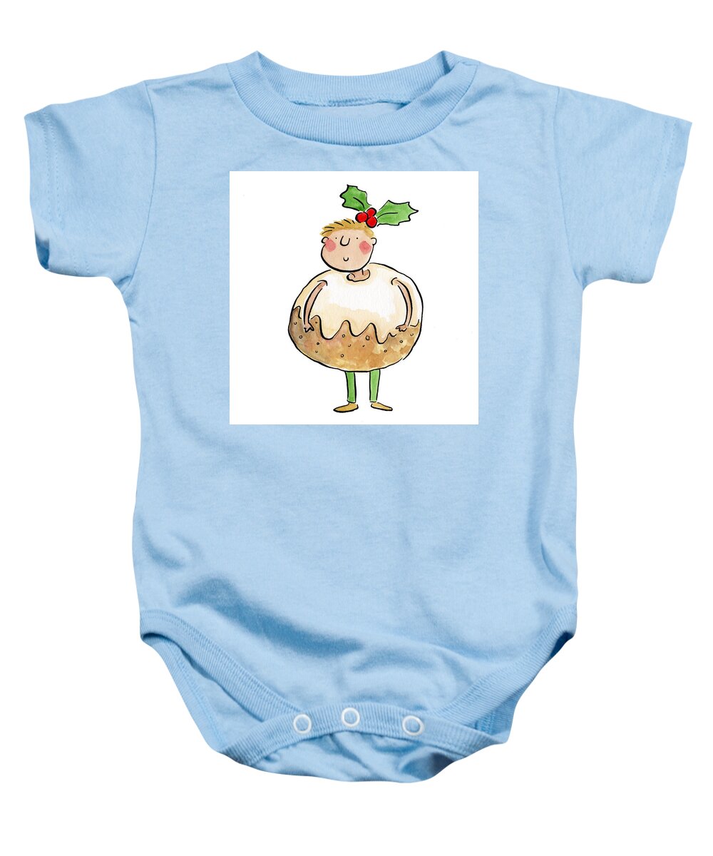Christmas Pudding - Baby Onesie