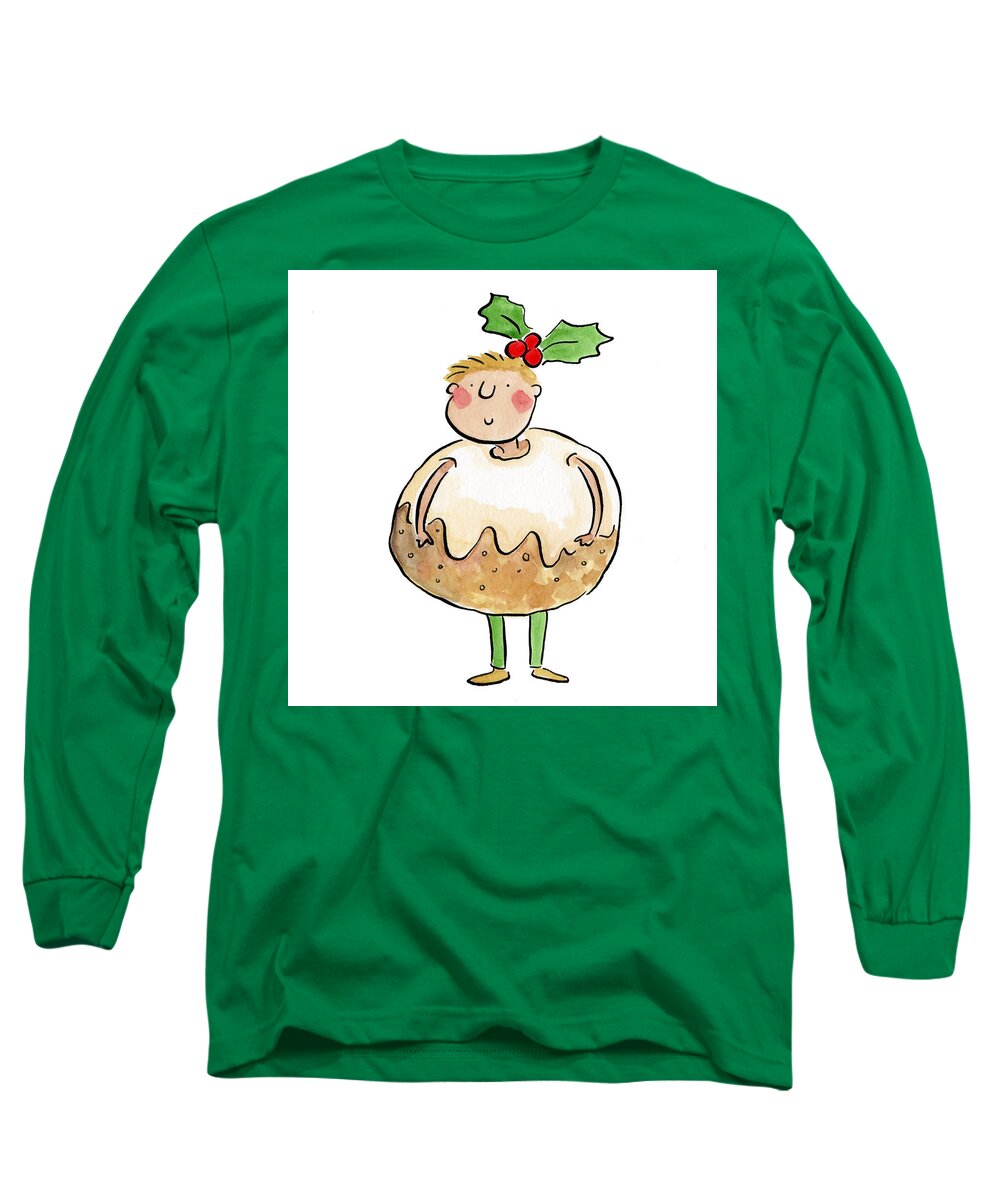 Christmas Pudding - Long Sleeve T-Shirt