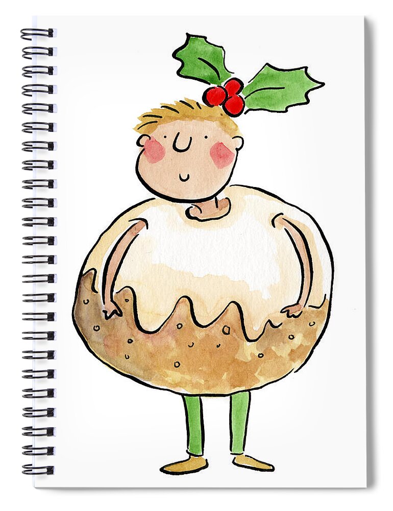 Christmas Pudding - Spiral Notebook