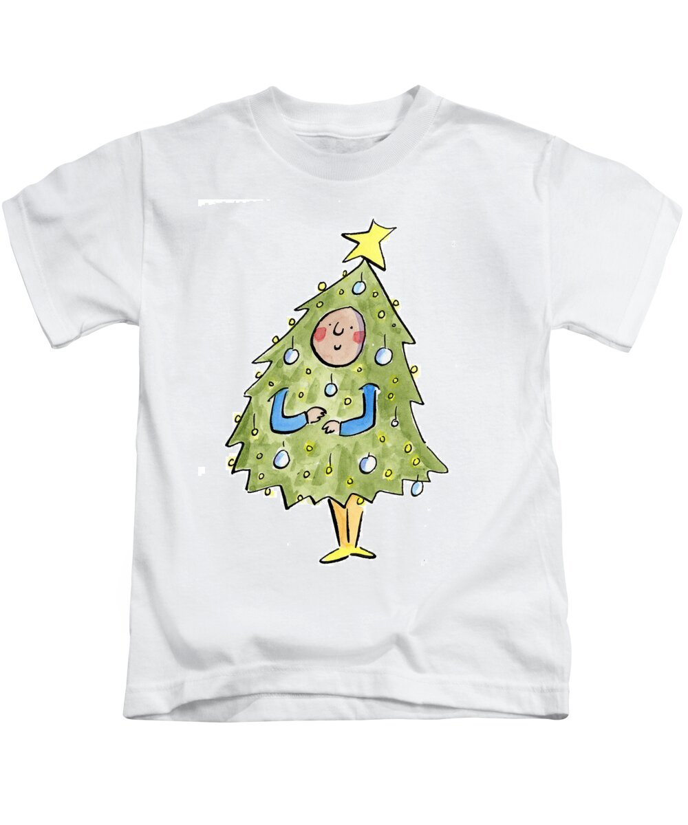 Christmas Tree Outfit - Kids T-Shirt