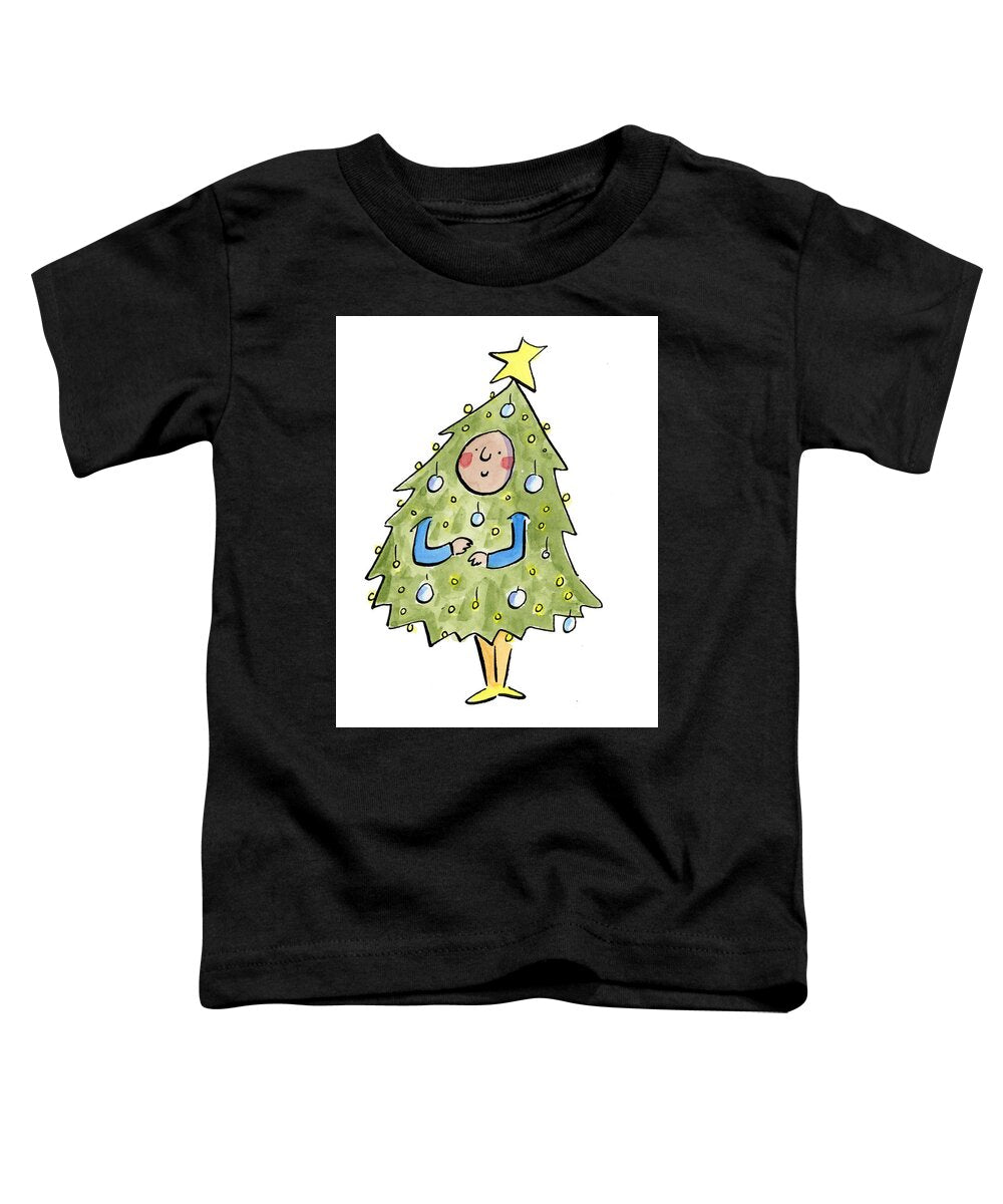 Christmas Tree Outfit - Toddler T-Shirt