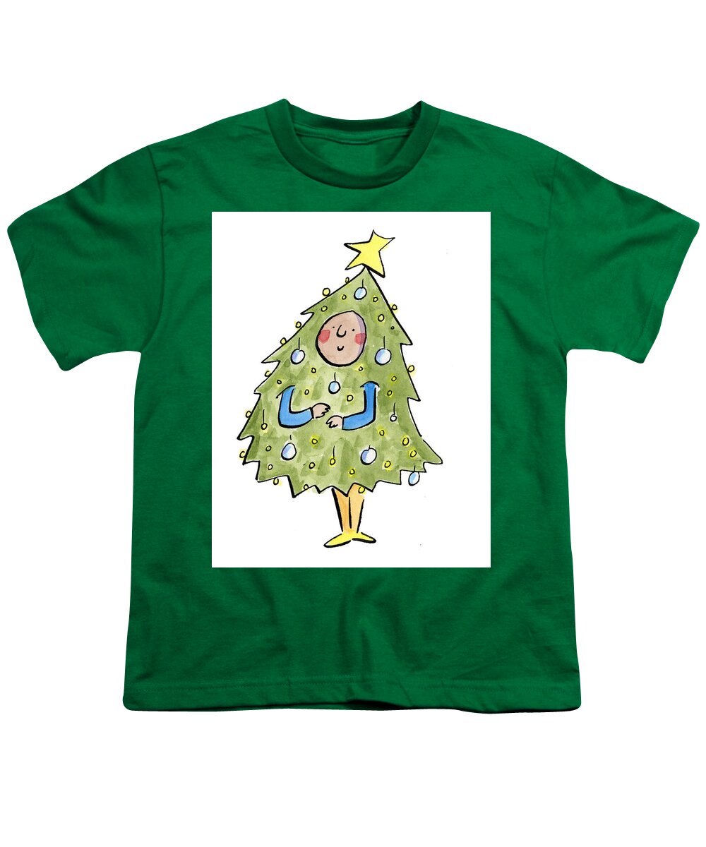 Christmas Tree Outfit - Youth T-Shirt