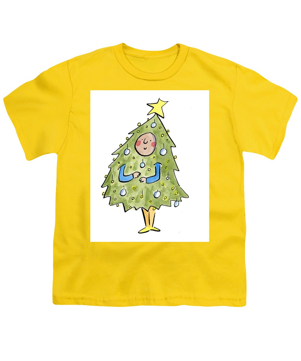 Christmas Tree Outfit - Youth T-Shirt