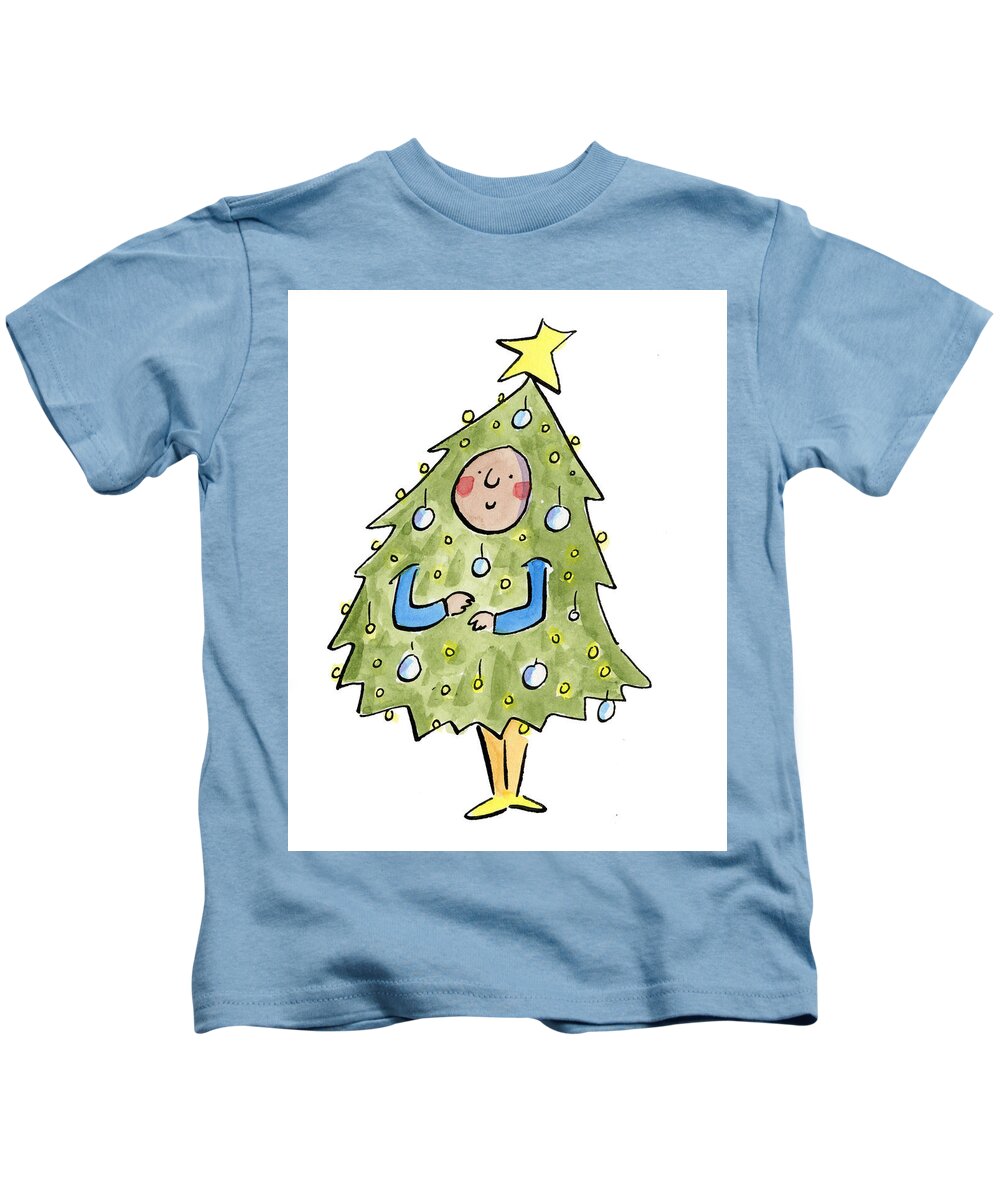 Christmas Tree Outfit - Kids T-Shirt